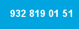 932 819 01 51 932 819 01 51